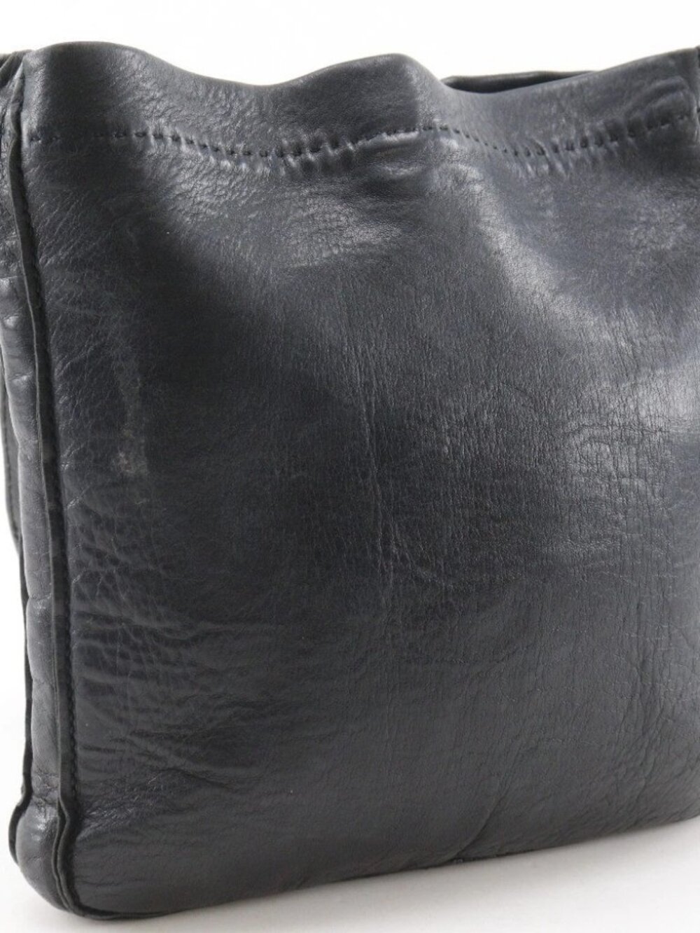 HERMES Toudu Shoulder Bag black leather Women - Picture 3 of 12